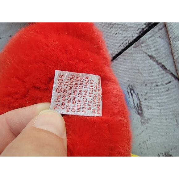 Ty Beanie Buddy Collection Jabber the Parrot Large 9.5" 1999 Retired Plush Toy - Picture 7 of 7